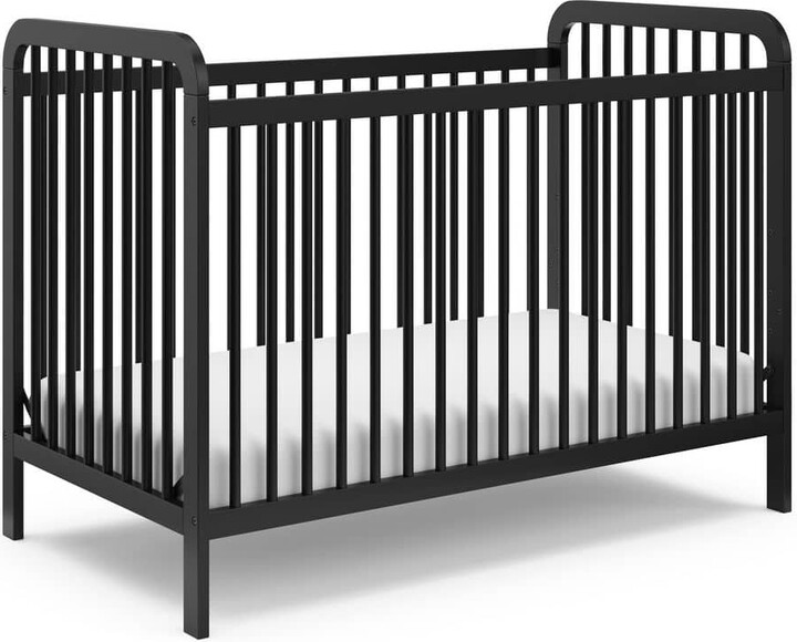 Stork Craft Pasadena Black 3-in-1 Convertible Crib