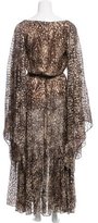 Thumbnail for your product : Michael Kors Silk-Blend Maxi Dress w/ Tags