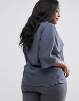 Thumbnail for your product : Junarose Contrast Collar Blouse
