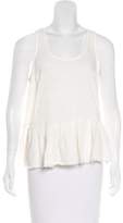 Thumbnail for your product : Current/Elliott Sleeveless Distressed Top