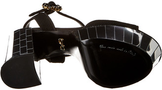 Dolce & Gabbana Belluci Mirrored Heel Platform Sandal