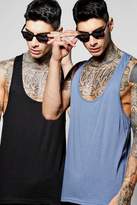 Thumbnail for your product : boohoo 2 Pack Racer Back Vest