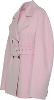 Thumbnail for your product : Sportmax Rose Wool Blend Caban