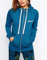 Thumbnail for your product : adidas Logo Zip Through Hoodie