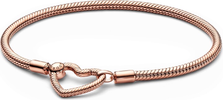 Pandora Cubic Zirconia 14K Rose Gold-Plated Sparkling Tennis Bracelet