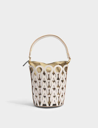 Marni Trico Bucket Bag in Glass Calfskin