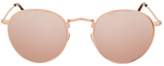 Thumbnail for your product : Topshop Mirror Flash Flat Lens Sunglasses