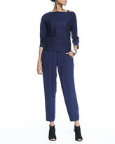 Thumbnail for your product : Eileen Fisher Asymmetric Open-Shoulder Top, Women's