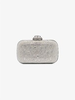 Thumbnail for your product : Alexander McQueen Silver Spider Suede Crystal Box Bag