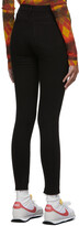 Thumbnail for your product : Frame Black 'Le High Skinny' Raw Stagger Jeans