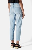 Thumbnail for your product : Topshop Moto 'Hayden' Ripped Boyfriend Jeans (Bleach Stone)