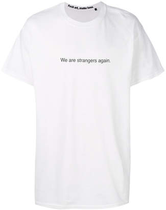 F.a.m.t. We Are Strangers Again' White Tee