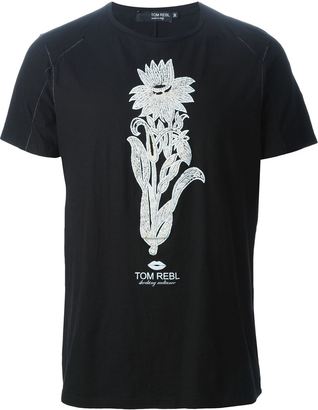 Tom Rebl logo print T-shirt