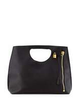 Thumbnail for your product : Tom Ford Alix Zip & Padlock Shopper Tote Bag, Black