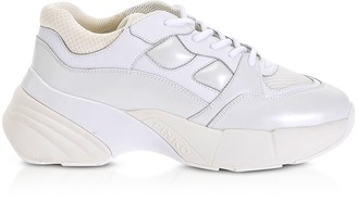 Pinko Rubino 2 White Calf Leather Women's Sneakers