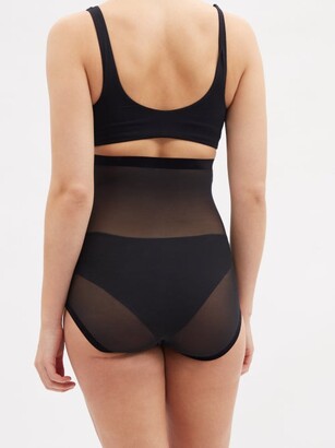 Wolford Sheer Touch Mesh Shapewear Shorts in Black