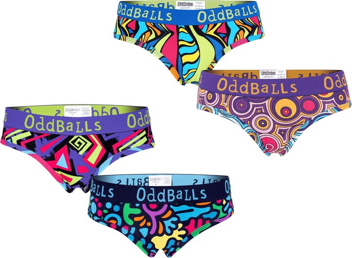 OddBalls Urban Jungle Bundle Ladies Briefs Gift for Her The