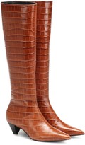 Thumbnail for your product : Mercedes Castillo Donique leather knee-high boots