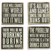 Thumbnail for your product : PRIMITIVES BY KATHY Wood Coasters (Set of 4)
