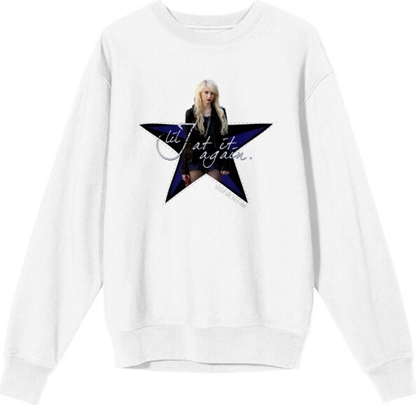 Gossip Girl GossipGirlLilJStarMen'sWhiteLongSleeveShirt-XXL