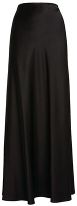 St. John Silk Maxi Skirt