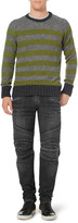 Thumbnail for your product : Balmain Striped Wool Sweater