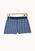 Thumbnail for your product : Forever 21 High-Waisted Scarf Print Shorts