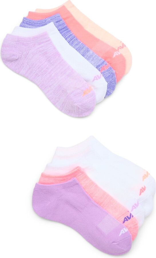 Avia Women’s Performance Cushioned No Show Socks, 10-Pack