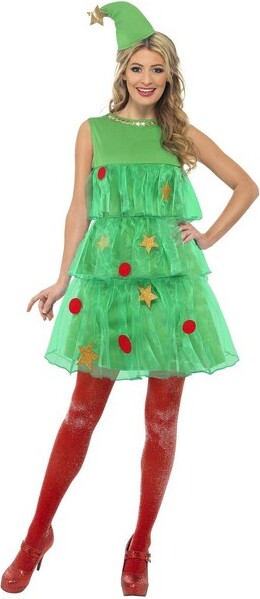 Smiffy's SmiffyChristmasTreeDressWomen'sCostumeLarge