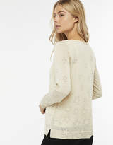 Thumbnail for your product : Monsoon Cecily Star Print Sparkle Jumper