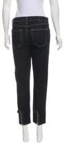 Thumbnail for your product : Amo Mid-Rise Straight-Leg Jeans