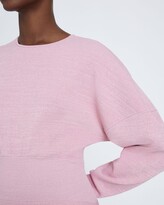 Thumbnail for your product : 7 For All Mankind Bodycon Rib Sweater Dress in Blush