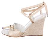 Thumbnail for your product : Tod's Round-Toe Wedge Sandals