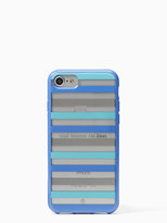 Thumbnail for your product : Kate Spade Watch hill stripe clear iphone 7 case