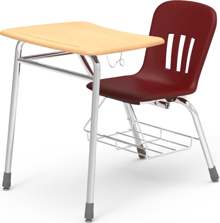 Virco Metaphor® Series Chair Desk, 19" x 25" Top