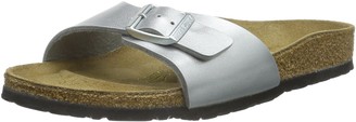 Birkenstock Madrid Unisex-Adults' Sandals Silver (Silber) - 5 UK