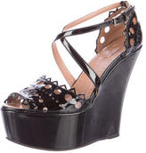 Thumbnail for your product : Alaia Lasercut Wedge Sandals