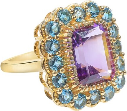 Tiramisu 14K 3.79 Ct. Tw. Gemstone Ring