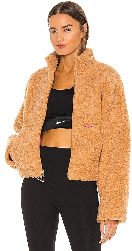 nsw swoosh jacket sherpa