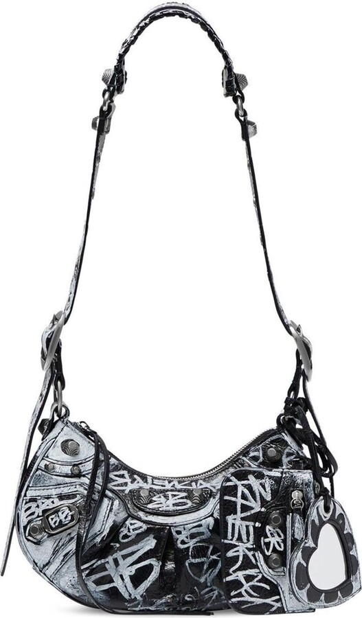 Balenciaga Le Cagole Graffiti Shoulder Bag ShopStyle