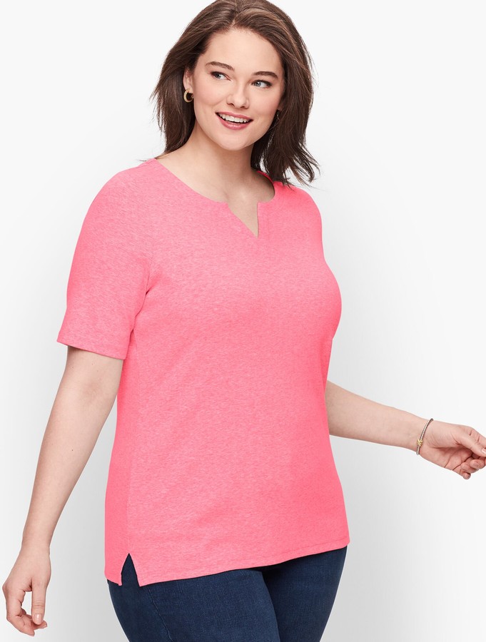 talbots pink tops