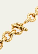 Thumbnail for your product : Ben-Amun 24K Yellow Gold Hammered Cable Chain Necklace