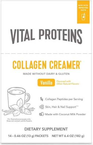 VitalProteinsCollagenCreamerVanillaStickPackBox-