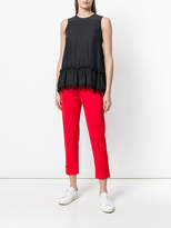 Thumbnail for your product : P.A.R.O.S.H. frill hem blouse