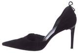 Thumbnail for your product : Gucci Suede d'Orsay Pumps Black Suede d'Orsay Pumps