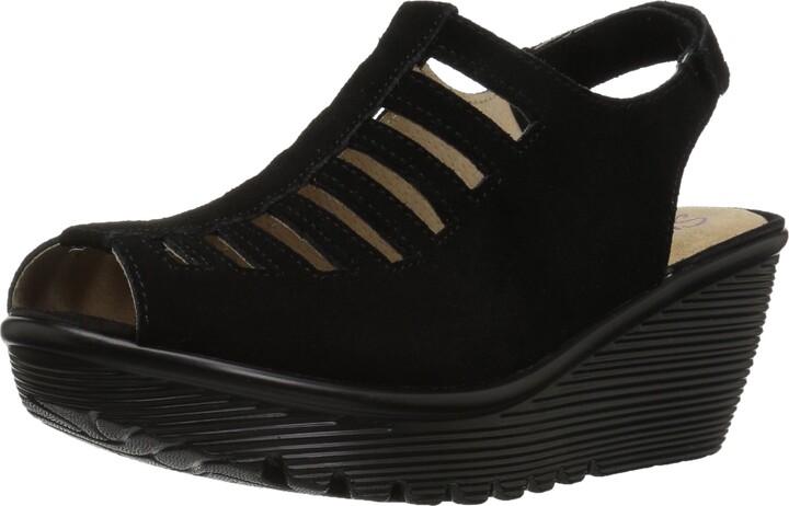 Skechers Women's Parallel-Trapezoid Wedge Sandal - ShopStyle