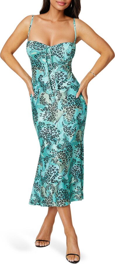 Bustier Knit Maxi Dress