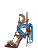 Thumbnail for your product : DSQUARED2 Samurai Sandal With Metal Inserts