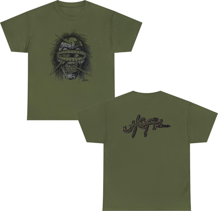 T Travis Utopia Merch C4 Box Set Skull Head Scott T-Shirt