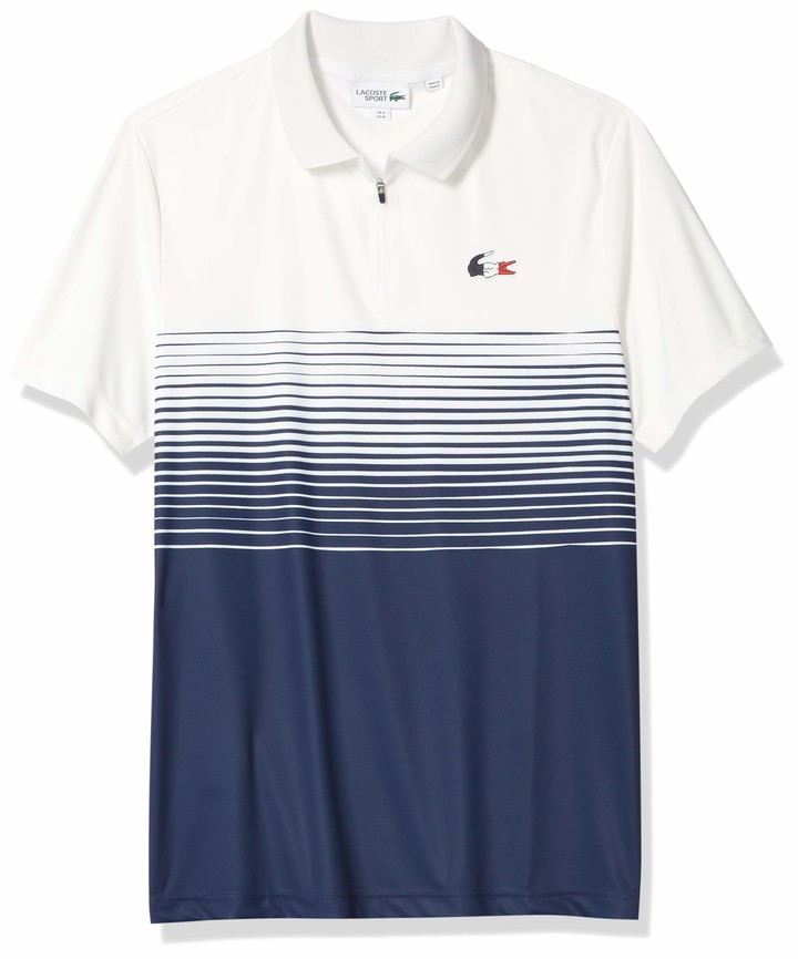 Lacoste mens Sport 2020 Olympics Zip Polo Shirt - ShopStyle